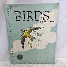 Vintage Schoolcraft Teaching Aid Birds Book Two Kenworthy Text Activity 1955 picture