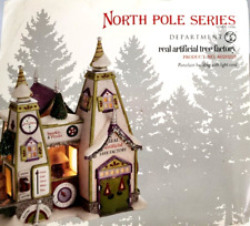 Real Artificial Tree Factory Dept 56 North Pole Series #4020205 picture
