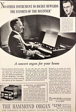 1937 The Hammond Organ Concert Organ for Your Home Vintage Print Ad picture