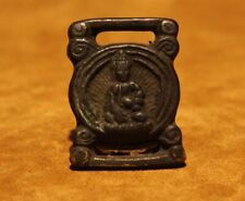 @Wonderful Tibet Vintage Old Buddhism Alloy Copper Buddha Amulet - Sutra Buckle@ picture