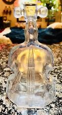Sweet Vintage Bohemian Cello Glass Container Cork Top Musician Home Decor picture