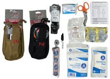 Trauma First Aid Kit IFAK I - BLK Rothco Fast Medic Pouch - NAR Gen 7 Tourniquet picture