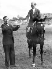 German equestrian Magnus von Buchwaldt wins Grand Prix Aachen - 1958 Old Photo 1 picture