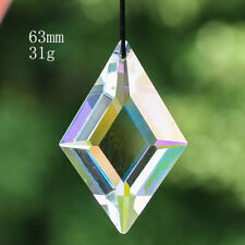 5PCS 63mm AB Diamond Cut Crystal Chandeliers Ornament Home Decor picture