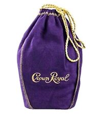 CROWN ROYAL Purple + Gold Drawstring Bag 9