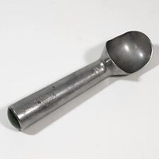 Vintage Zeroll Roll Dippers Ice Cream Scoop #16 USA Made Aluminum Green Knob picture