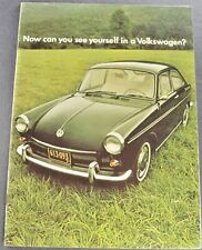 1968-1969 Volkswagen Fastback Type 3 1600 Catalog Brochure Excellent Original VW picture