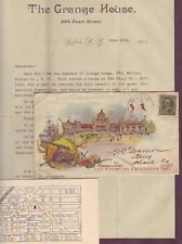 PAN-AMERICAN EXPOSITION Illustrated Cover w Related 1901 LETTER & MORE picture