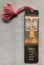 Cat Bookmark, Vintage 1985, Sunshine Thoughts picture