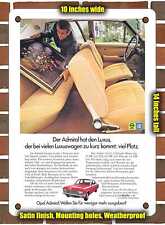 METAL SIGN - 1974 Opel Admiral Germany - 10x14 Inches picture