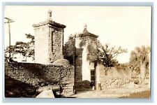 c1920s The Old City Gate, St. Augustine Florida FL Unposted RPPC Postcard picture