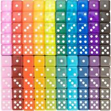 100 pack Retro Colors Vintage-Inspired Assorted Dice - 5 Each of 20 Colors picture