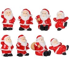 Doitool 12 Pcs Mini Santa Claus Christmas Figurines picture