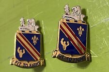 PAIR (2) ARMY DI DUI UNIT CREST INSIGNIA 152nd INFANTRY REGIMENT picture