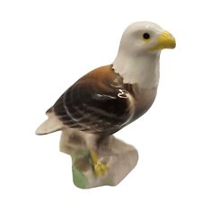 Vintage Small Porcelain Bald Eagle Figure Made In Japan picture