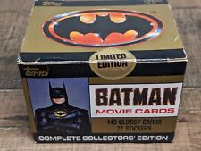1989 Topps Batman Movie Cards Complete Collectors Limited Edition Set SEALED picture