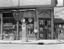 1939 Bennie's Grocery, Sylvania, Georgia Vintage Old Photo 8.5
