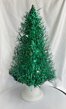 Vintage Green Eyelash Christmas Tree Tinsel Aluminum picture
