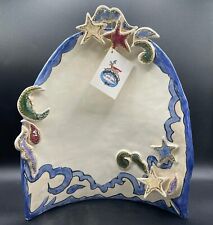 VTG Blue Sky Clayworks Christmas Collection CL20045 Stars Moon Sky Backdrop RARE picture