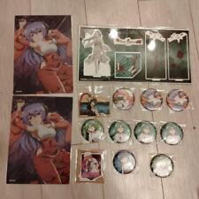 Higurashi When They Cry Goods lot of 14 Tin badge Acrylic stand Rena Mion picture
