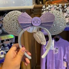 2023 Authentic Disney 100 Years Of Wonder Anniversary Minnie Mouse Ear Headband picture