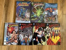 Huge TPB Hardcover Lot Superman Death Return Doomsday Whatever Happened 7 Books picture