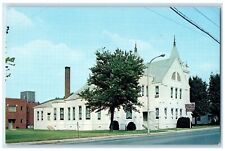 c1950 First Baptist Church Building Roadside Entrance Martin Tennessee Postcard picture