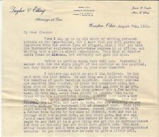 1918 WWI Letter to Private in 336 Aero Squadron Draft Many Men at War Wooster OH picture