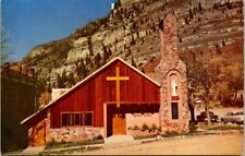Postcard Colorado Ouray St. Daniel's Catholic Church Switzerland of America 50s picture