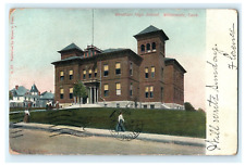 1906 Windham High School Exterior Willimantic CT Early Posted View picture