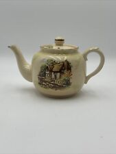 Vintage Price Brothers Teapot Sheep And Country Cottage Farm Made In England picture