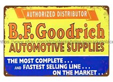 1940s BF Goodrich Auto Supplies automotive garage metal tin sign  wall decor picture
