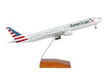 Skymarks American Airlines 777-300ER 1/200 Scale with WOOD Stand & Gears N718AN picture