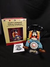 Vintage Telemania Disney Sleeping Goofy Animated Talking Corded Telephone L3522 picture