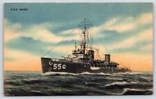 USS Raven Navy Vintage Postcard picture