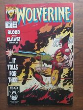 Wolverine Comic  #36 Lady Deathstrike Larry Hama Marc Silverstri 1991 Marvel picture
