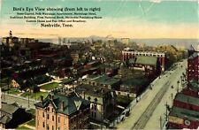 Aerial View NASHVILLE Tennessee c1912 Postcard picture