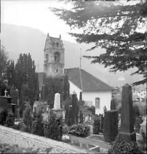Gsteig cemetery 1948 Switzerland Germany Old Photo picture