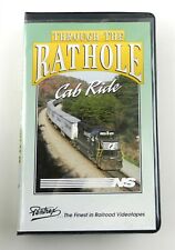 Train VHS Tape NS NORFOLK SOUTHERN THROUGH THE RATHOLE Cab Ride ~ F41 picture