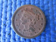 Antique Civil War Era Large Copper Cent Dated 1855 picture