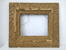 Antique Vintage GESSO Wooden Gold Gilt CHIPPY SHABBY Ornate Frame ~ Fits 8 x 10 picture