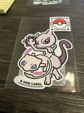 MEW & MEWTWO B-Side Label / Sticker Pokemon Center Japan New picture