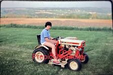 Original Vintage Photo Slide Gilson c15 Riding Lawn Mower Tractor 1978 Kodak picture