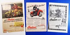 1941 1948 1957 Indian Motocycle Advertising featuring Alan Ladd picture