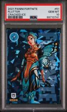 2021 Panini Fortnite Rare Outfit Flutter SP Blue Cracked Ice PSA 10 picture