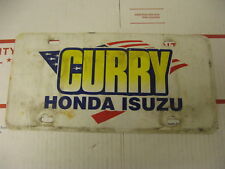 Curry Honda Isuzu Massachusetts MA Dealer Booster Front License Plate picture
