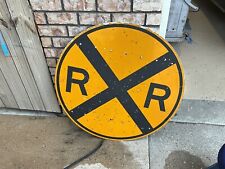 Vintage Rail Road Crossing Sign 36