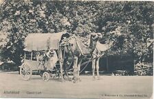 ALLAHABAD - Camel Cart Postcard - India picture