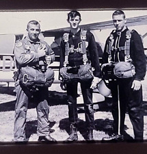 US Military Korean War Era Airborne Soldiers in Uniforms Geared Up 35mm Photo picture