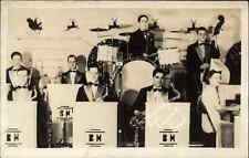 Music Band Orchestra Men in Tuxedos Bill Hummel & Band Real Photo Postcard picture